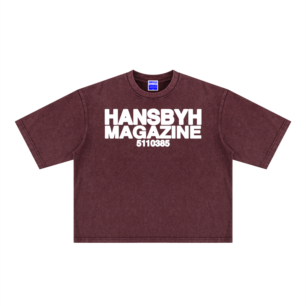 Unisex Wash Boxy Shirt