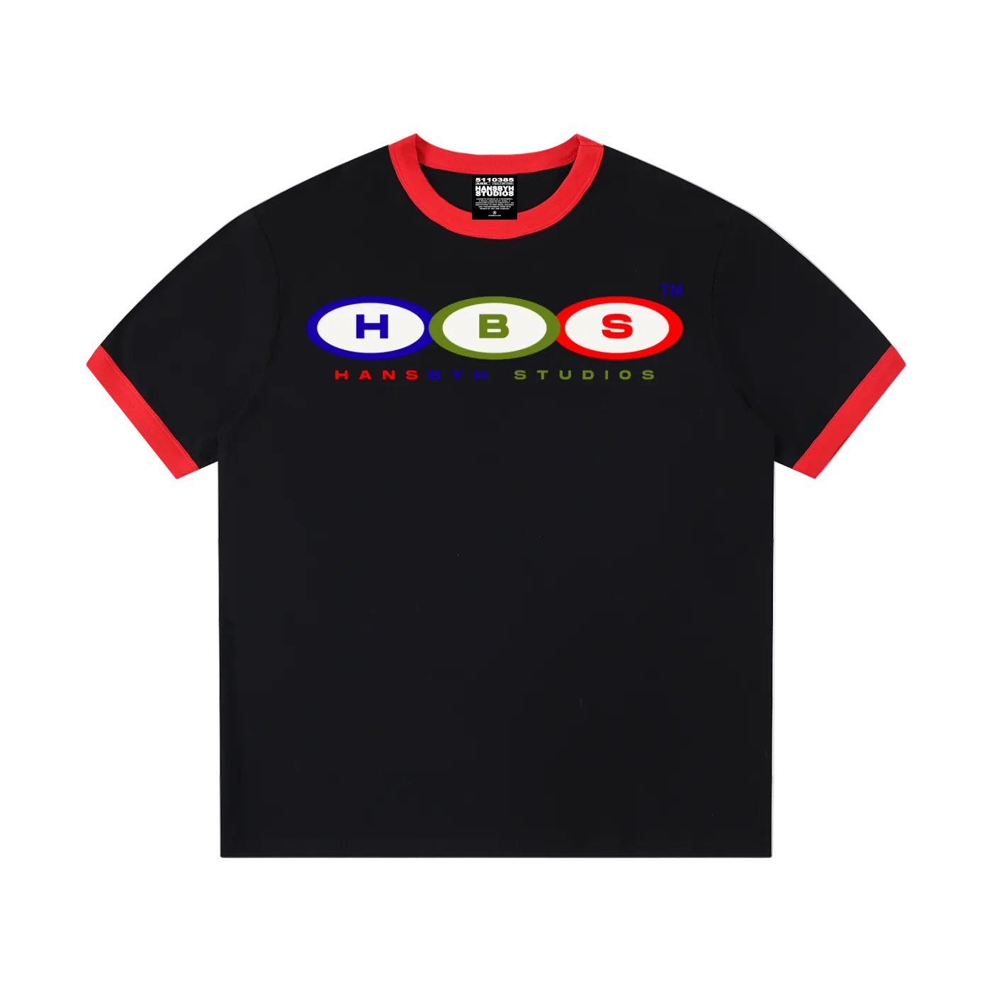 Edge Ribbed Crewneck T-Shirt