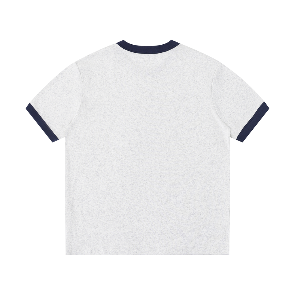 Edge Ribbed Crewneck T-Shirt