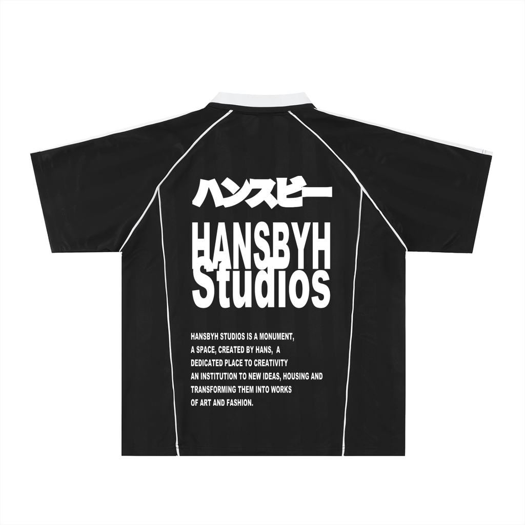 Shadow Stripe Collared Soccer Jersey