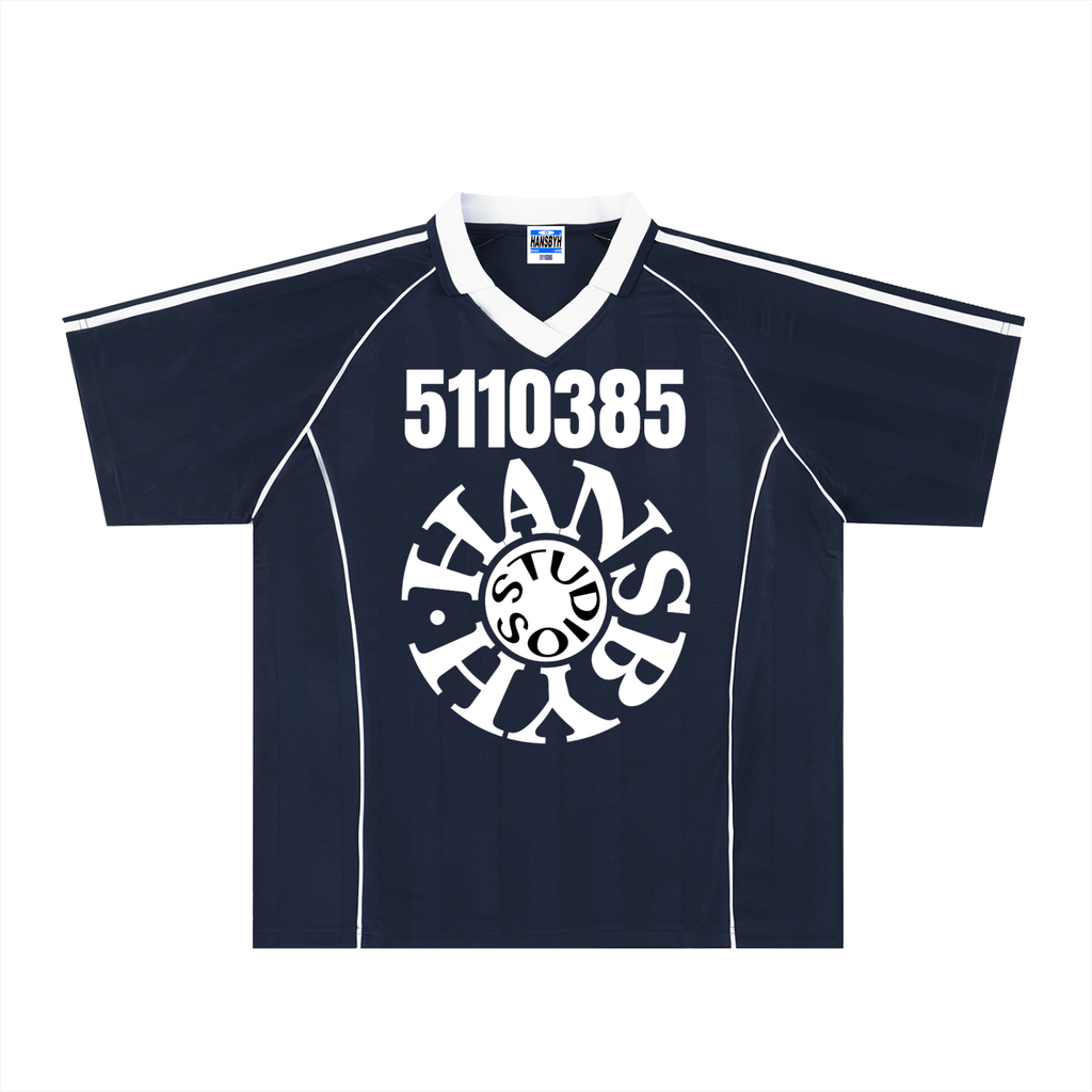 Shadow Stripe Collared Soccer Jersey