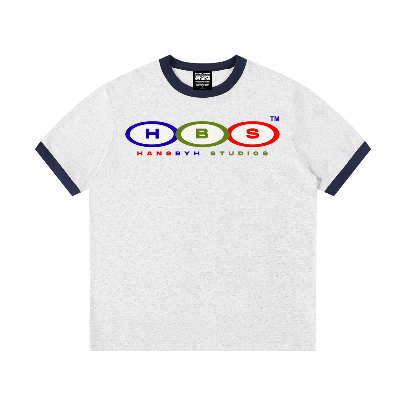 Edge Ribbed Crewneck T-Shirt