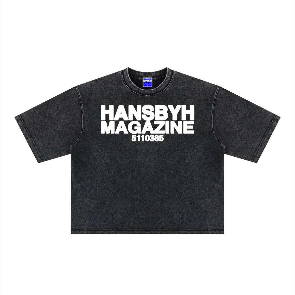 Unisex Wash Boxy Shirt