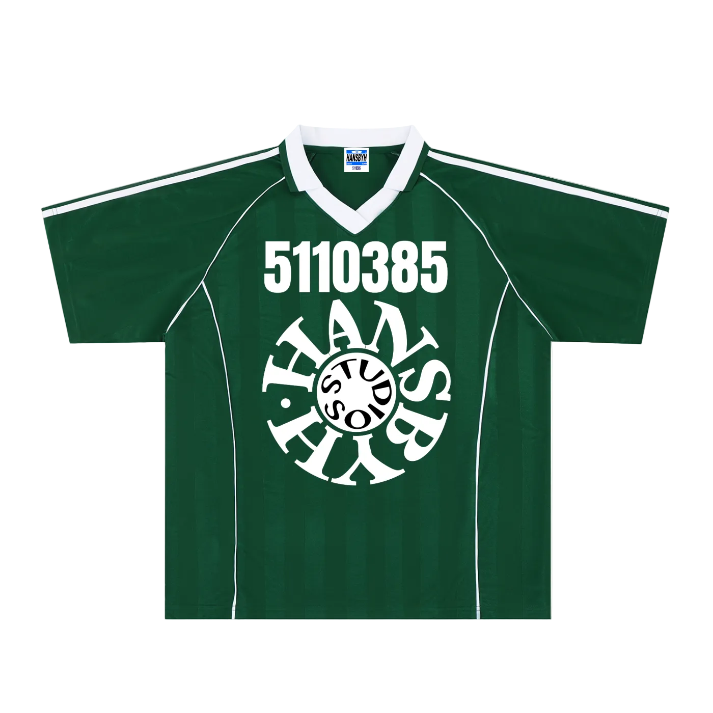 Shadow Stripe Collared Soccer Jersey