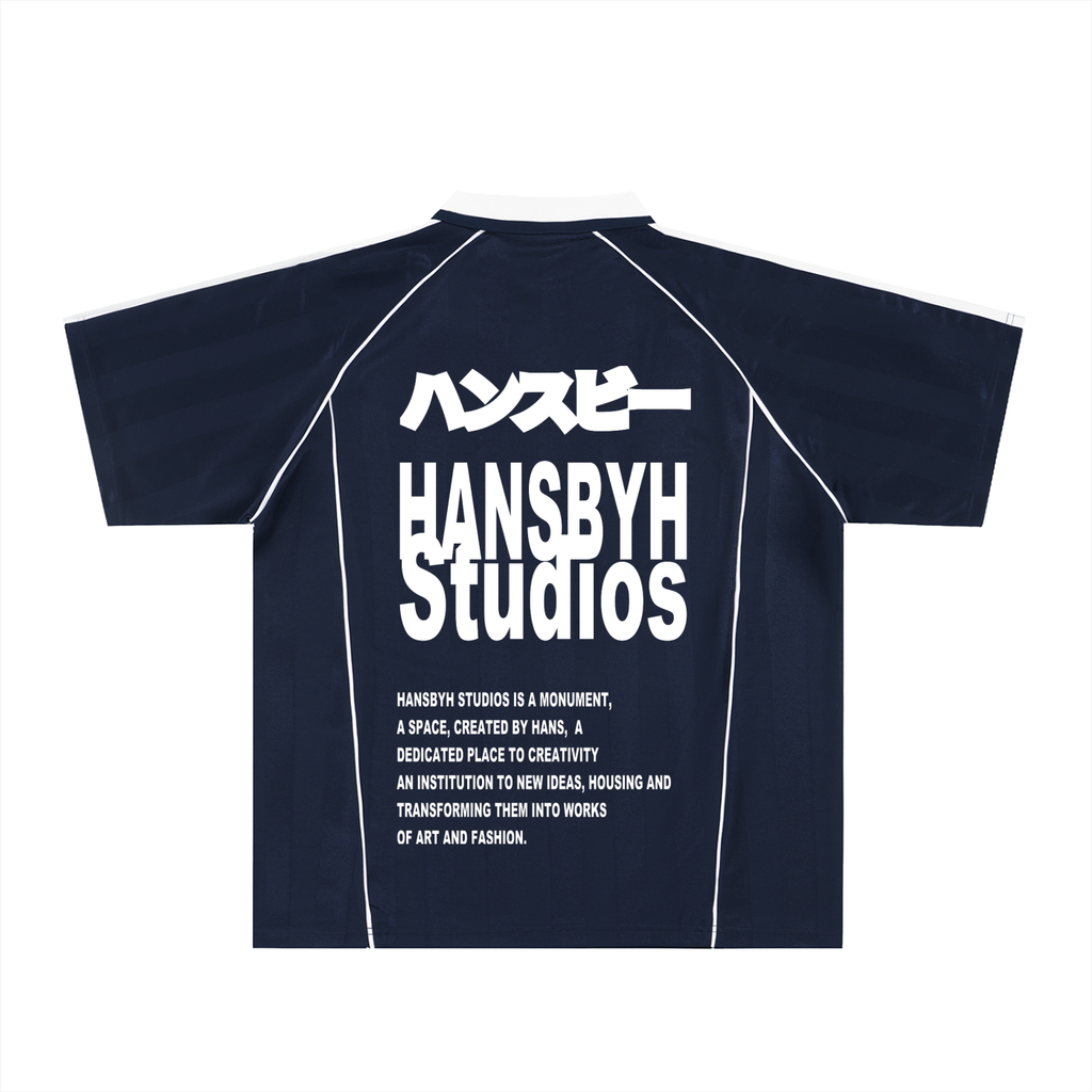 Shadow Stripe Collared Soccer Jersey