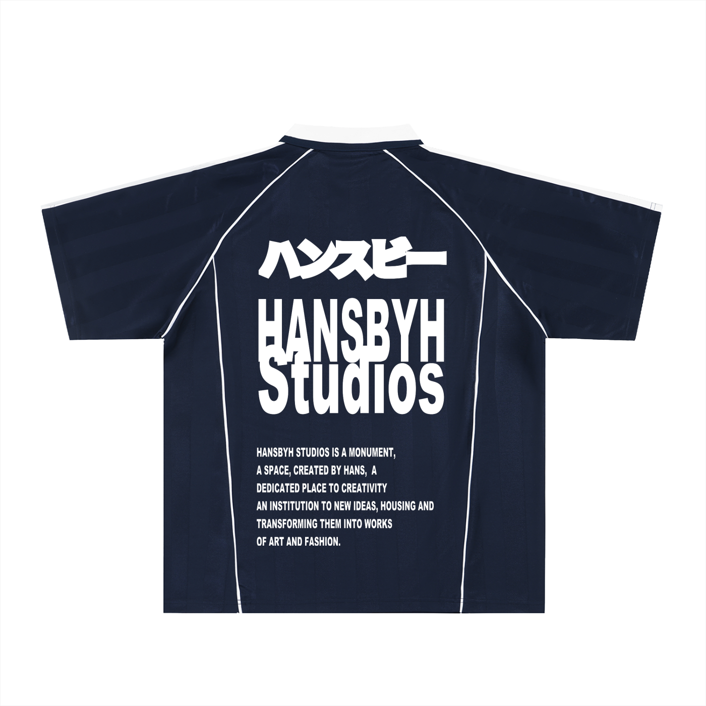 Shadow Stripe Collared Soccer Jersey