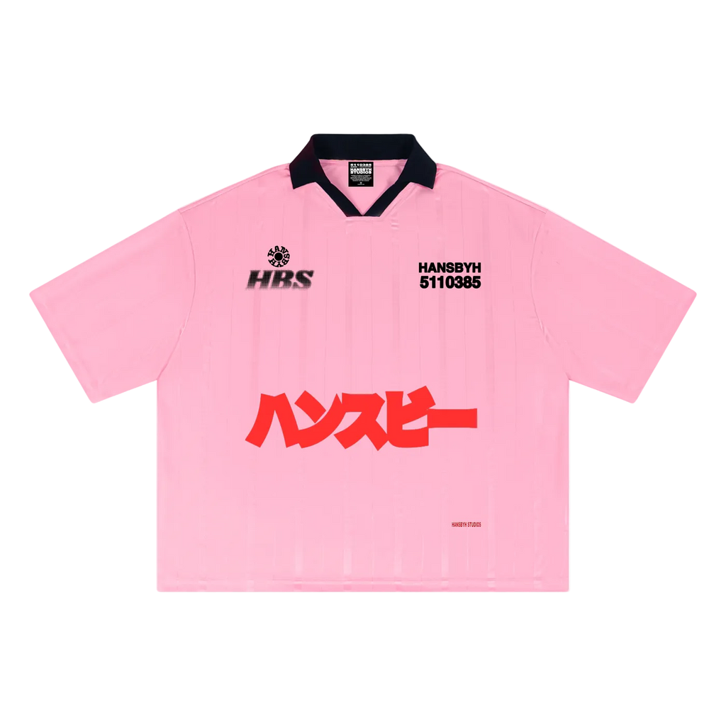 Unisex Striped Boxy PINK Jersey