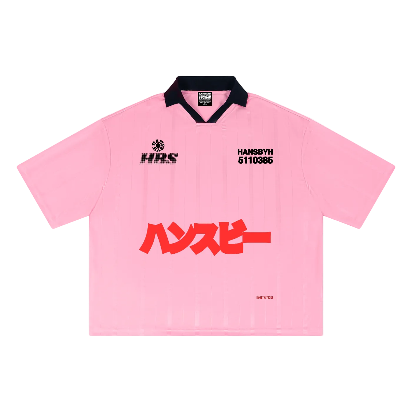 Unisex Striped Boxy PINK Jersey