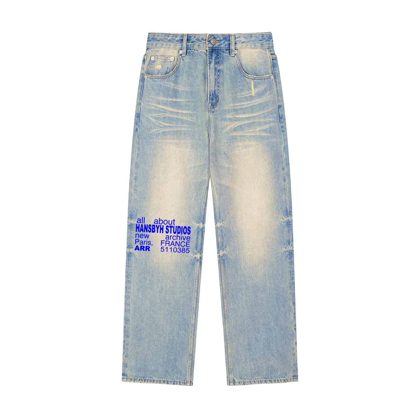 Raw Hem Denim Jeans