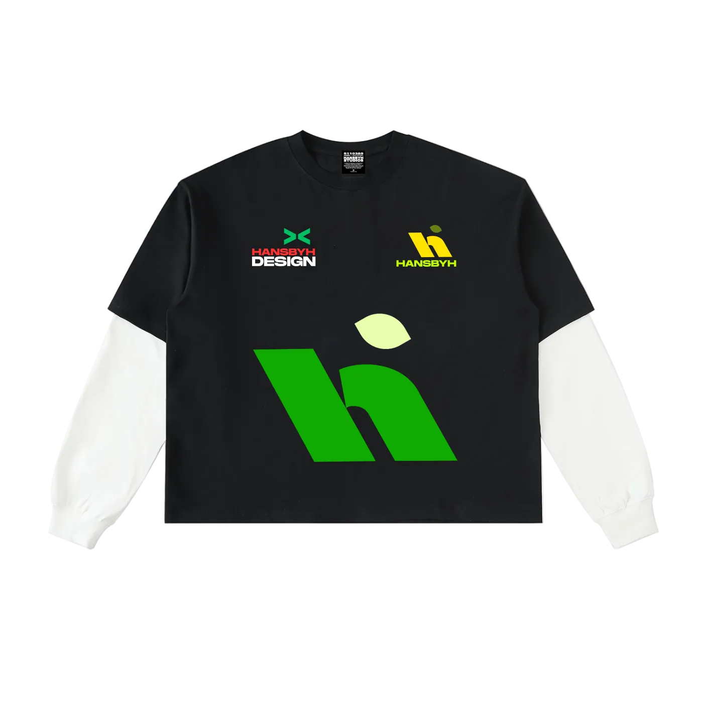 Layered Sleeve Cotton T-Shirt