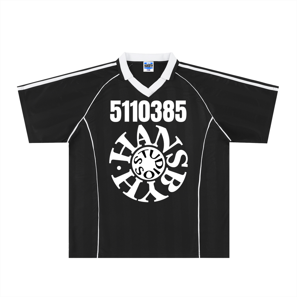 Shadow Stripe Collared Soccer Jersey