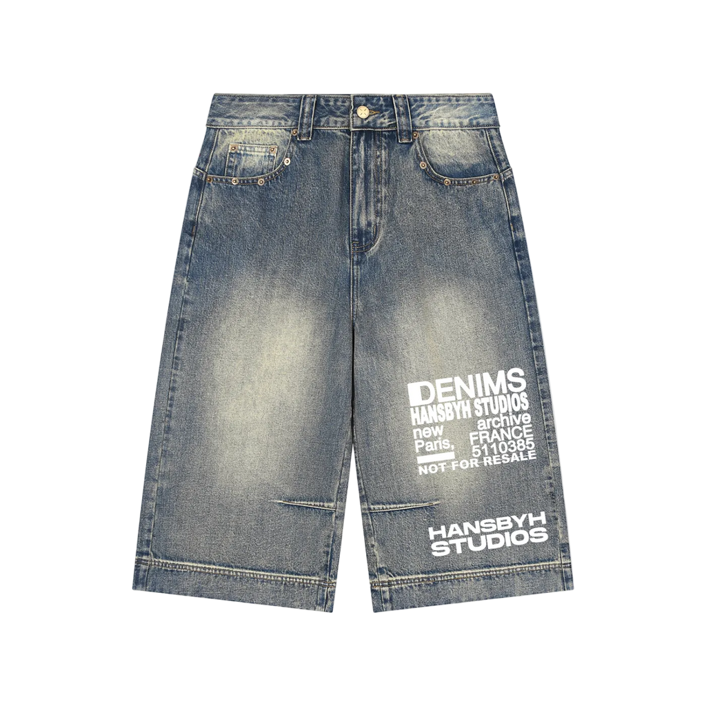 Vintage Baggy Denim Shorts