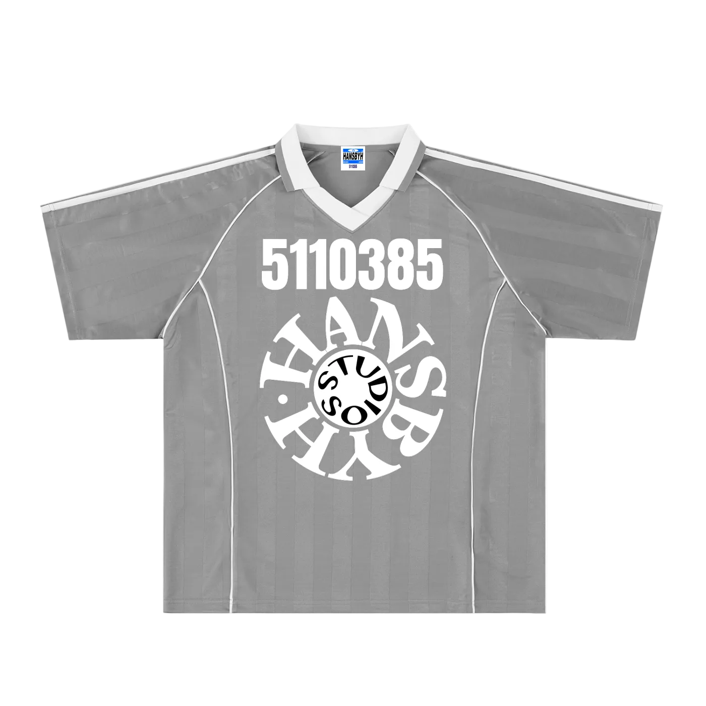 Shadow Stripe Collared Soccer Jersey